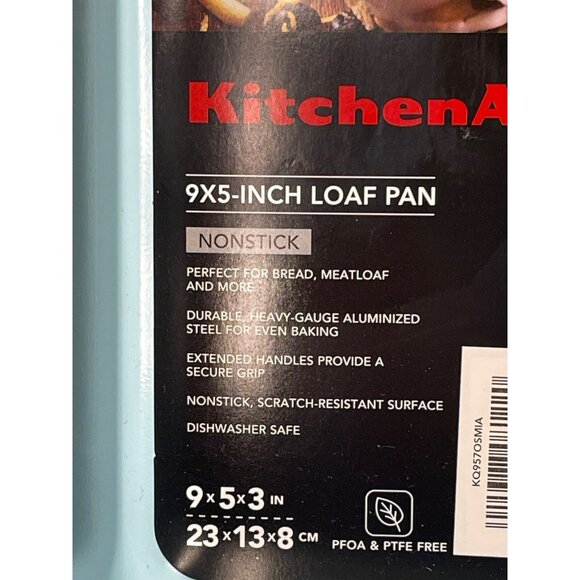 KitchenAid Nonstick 9x5-Inch Loaf Pan Aluminized Steel Durable New‎ With Tags! - Picture 2 of 5